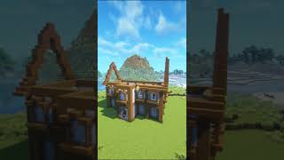 Minecraft Medieval Tavern Timelapse Build [upl. by Nibla]