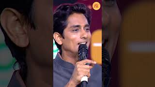 Siddharth on men feeling ashamed to watch Chithha  shorts [upl. by Latrice]