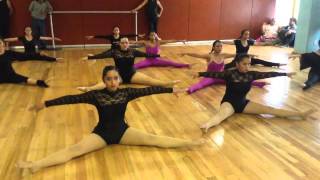 ISTD Modern Grade 4 Hip Loosening Exercise Girls [upl. by Stockmon]