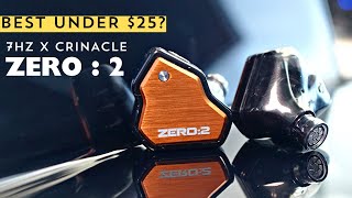 7Hz X Crinacle Zero 2 Review Vs Tangzu Waner  Best Audiophile iem under 25 or INR 2500 [upl. by Kanya]