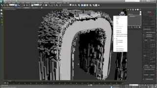 Tuto 3ds Max  Modélisation dun texte avec Greeble [upl. by Etirugram12]