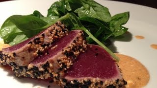 Seared Ahi Tuna Recipe [upl. by Anaer167]