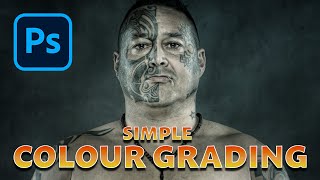 💥 2 SIMPLE COLOUR GRADING Techniques in Photoshop [upl. by Beacham]