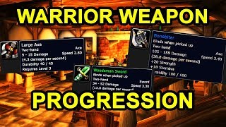 Classic WoW Warrior Weapon Progression Guide [upl. by Sachs]