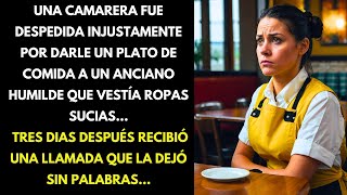 UNA CAMARERA FUE DESPEDIDA INJUSTAMENTE POR ALIMENTAR A UN ANCIANO HAMBRIENTO QUE VESTÍA ROPAS [upl. by Aicilegna]