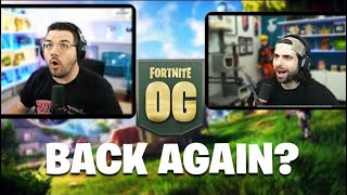 Streamers REACT To Fortnite OG Chapter 1 Coming back PERMANENTLY SypherPK Nick Eh 30 CourageJD [upl. by Larimor418]