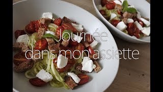 Recette  Une journée dans mon assiette avec CroqKilos [upl. by Maxima174]