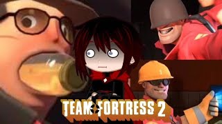 RWBY React to Team fortress 2 Meet the Team Sniper Engineer Soldier [upl. by Brianne]