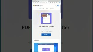 ✭Merge PDFs • Free • Windows PC howto pdf shorts [upl. by Ydollem]