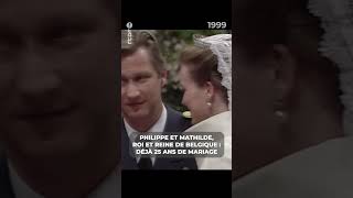 Philippe et Mathilde  25 ans de mariage pour le Roi et Reine de belgique rtbf archives shorts [upl. by Bellamy160]