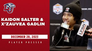 XZauvea Gadlin Interviews Kaidon Salter At the First Day of the Fiesta Bowl [upl. by Dadelos]