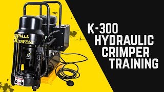 Kimball Midwest K300 Hydraulic Crimper Training [upl. by Nadaha11]