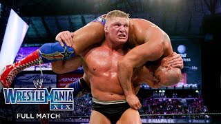 FULL MATCH  Kurt Angle vs Brock Lesnar – WWE Title Match WrestleMania XIX [upl. by Kong]