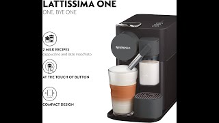 Nespresso Lattissima One İnceleme  Kurulum  Kullanım  Bakım nespresso lattissimaone kahve [upl. by Vala]