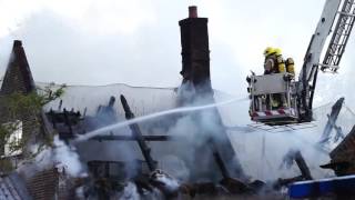 Blickling Thatched Cottage Fire [upl. by Thibault]