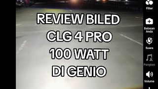 REVIEW BILED 100 WATT CLG 4 PRO DI MOTOR GENIO [upl. by Yrevi]