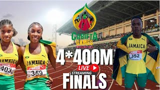 CURTAIN CLOSERS 4400M RELAYS LIVE CARIFTA51 Watchalong [upl. by Wurst]