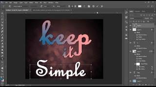 Photoshop Ombre Text Effect [upl. by Amero]