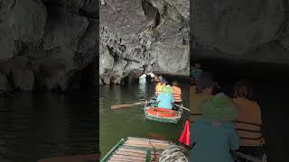 boating limestone ninhbình trangan wow travel must visit nature mountain river 😍 [upl. by Geri]