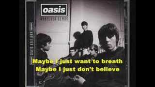 OASIS Live Forever  Lyrics [upl. by Herahab529]