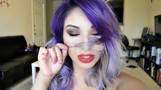 LavenderPurple Ombre Hair Tutorial [upl. by Demmahom]