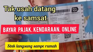 cara bayar pajak kendaraan ONLINE tanpa harus datang ke Samsat [upl. by Trimmer871]