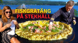 Fiskgratäng på stekhäll I Kapten Mat I No 237 [upl. by Artkele]