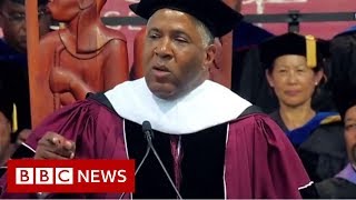 Robert F Smith US billionaire clears 400 student loans  BBC News [upl. by Meakem]