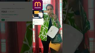 Meesho sling bag combo ₹263meeshohaul meesho meeshoshopping unboxing [upl. by Darelle56]