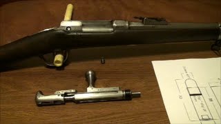 Needle Gun Chassepot Bolt Disassembly [upl. by Yecrad]