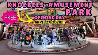 KNOEBELS Amusement Park FREE ADMISSON [upl. by Thorrlow]