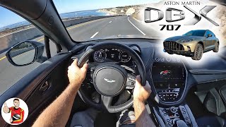 The Aston Martin DBX 707 Fights Physics Better Than Any SUV POV Drive Review [upl. by Upali115]