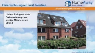 Juist Liebevoll eingerichtete Ferienwohnung nur wenige Minuten zum Strand  FeWodirektde Video [upl. by Bevers]