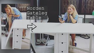 Table With Wings  Fly High  Ikea Norden Gateleg  Pwede MagPingPong [upl. by Sivahc]