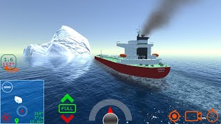 Big Ship Survived From Iceberg  Ship Handling Simulator  Ship Mooring 3D [upl. by Myra]