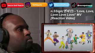 nSSign엔싸인  Love Love Love Love Love MV  REACTION [upl. by Ennazzus728]