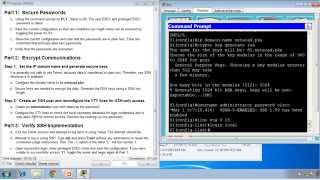 Packet Tracer 2214  Configuring SSH Instruction  CCNA 2  Chapter 2 [upl. by Adnorrahs]