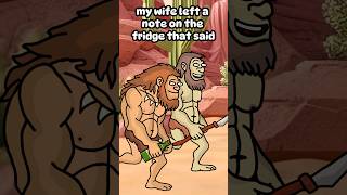 Funny Caveman Animation This isnt working 😢😂 funny punny dadjokes memes joke comedy [upl. by Ilrahs]