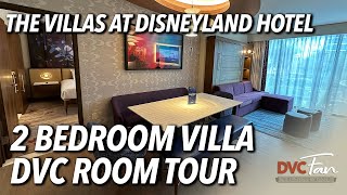 2 Bedroom DVC Room Tour  The Villas at Disneyland Hotel [upl. by Akapol]