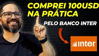 Como Investir no Exterior Banco Inter  Comprei 100USD de ETFs Americanos [upl. by Rehprotsirhc958]