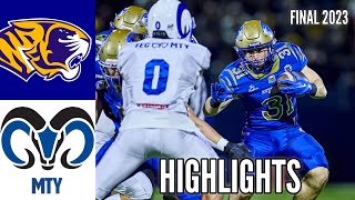 Auténticos Tigres UANL vs Borregos MTY Highlights C 14 Grandes  Liga Mayor ONEFA 2023  FINAL [upl. by Nylarac472]