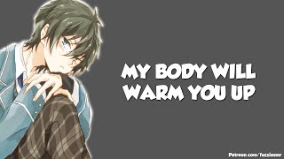 Grumpy Boyfriend Warms You Up With His Body KissingBoyfriend Roleplay ASMR [upl. by Atekihs]