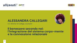 “Il benessere secondo noi l’integrazione del sistema corpomente e la connessione relazionale” [upl. by Virgil]