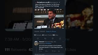 Eddie Hearn amp Leonard Ellerbe beefing on twitter  esnews boxing [upl. by Fong]