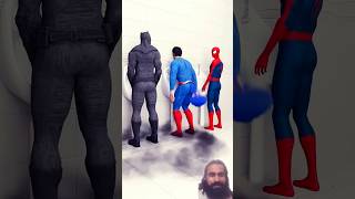 batman vs superman vs spiderman spiderman dcanimation funny batmanvsironman superman shorts [upl. by Rehpatsirhc]