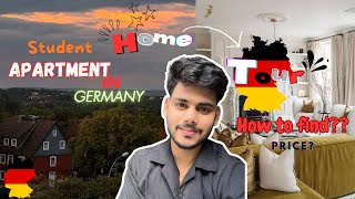 HOME TOUR 🔥🇩🇪 How to find best Student Accommodation in Germany 🇩🇪 [upl. by Retrop]