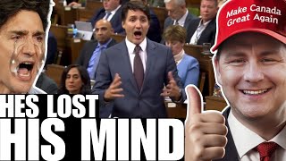 Justin Trudeau MAKE CANADA GREAT AGAIN rant is INSANE [upl. by Rehpotsihrc611]