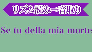 Se tu della mia morteAlessandro Scarlatti・音大声楽課題曲・イタリア歌曲・リズム読み→音取り／雑談編［2068］ [upl. by Aikemot]