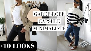 Garderobe capsule minimaliste printemps  10 TENUES [upl. by Mindy96]