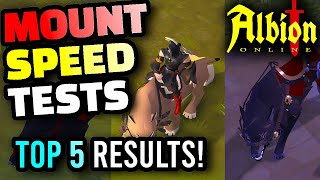 Albion Online Mount Speed Battle The Results Will SHOCK You [upl. by Efeek]